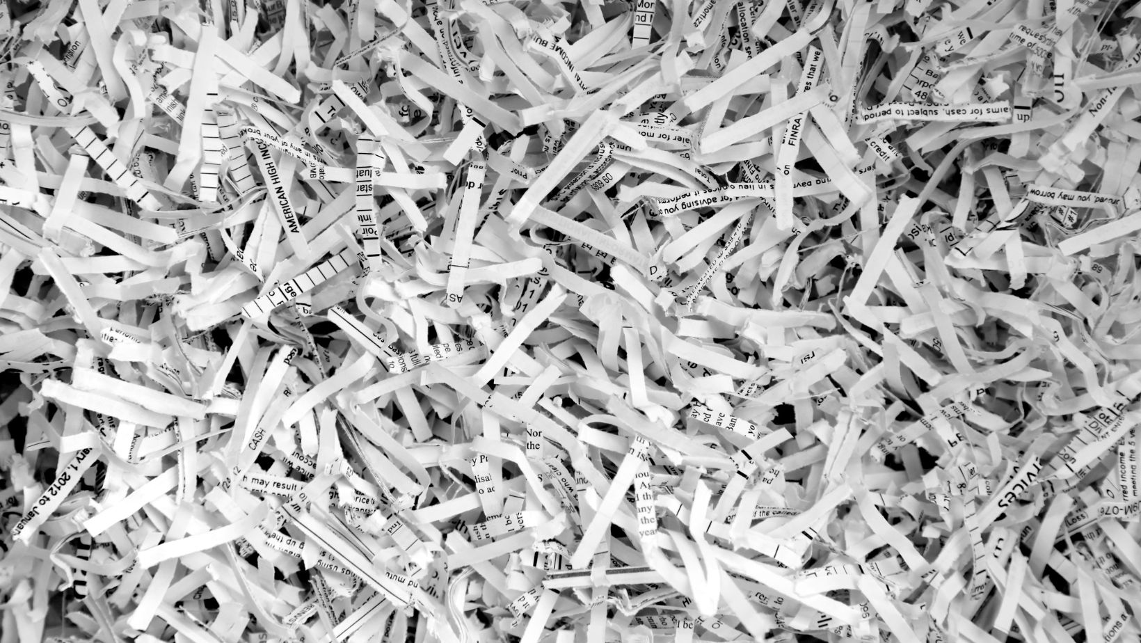 Shredded paper